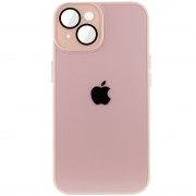 Чохол TPU+Glass Sapphire Midnight для Apple iPhone 14 Plus (6.7"), Рожевий / Pink Sand