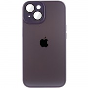 Чехол TPU+Glass Sapphire Midnight для Apple iPhone 14 Plus (6.7"), Фиолетовый / Deep Purple