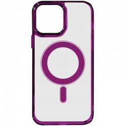 Чехол TPU Iris with MagSafe для Apple iPhone 13 Pro (6.1"), Бордовый