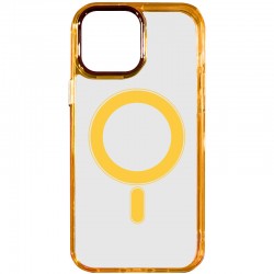 Чохол TPU Iris with MagSafe для Apple iPhone 13 Pro (6.1"), Помаранчевий
