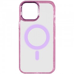 Чехол TPU Iris with MagSafe для Apple iPhone 13 Pro (6.1"), Розовый