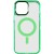 Чохол TPU Iris with MagSafe для Apple iPhone 13 Pro (6.1"), Салатовий