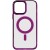 Чехол TPU Iris with MagSafe для iPhone 14 (6.1"), Бордовый