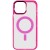 Чохол TPU Iris with MagSafe для Apple iPhone 14 (6.1"), Малиновый
