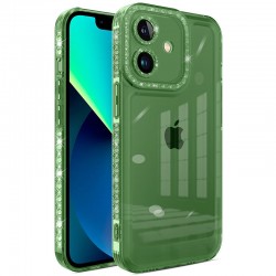 Чохол TPU Starfall Clear для Apple iPhone 12 (6.1"), Зелений