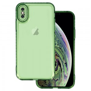 Чехол TPU Starfall Clear Apple iPhone XS Max (6.5"), Зеленый