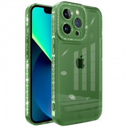 Чохол TPU Starfall Clear для Apple iPhone 13 Pro (6.1"), Зелений