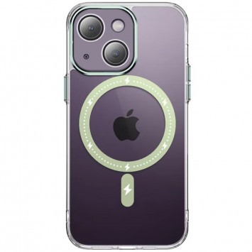 Чохол TPU+PC Colorful with MagSafe для Apple iPhone 13 (6.1"), Green