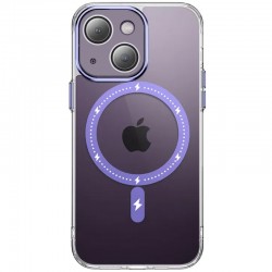 Чехол TPU+PC Colorful with MagSafe для Apple iPhone 13 (6.1"), Purple