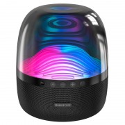 Bluetooth Колонка Borofone BP8 Glazed colorful luminous, Чорний