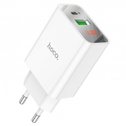 Зарядное устройство HOCO C100A PD20W+QC3.0, White
