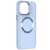 TPU чохол Bonbon Metal Style with MagSafe для Apple iPhone 11 (6.1"), Блакитний / Mist Blue
