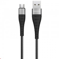 Дата кабель Borofone BX32 Munificent USB to MicroUSB (1m), Чорний