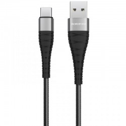 USB кабель Borofone BX32 Munificent USB to Type-C (1m), Чорний