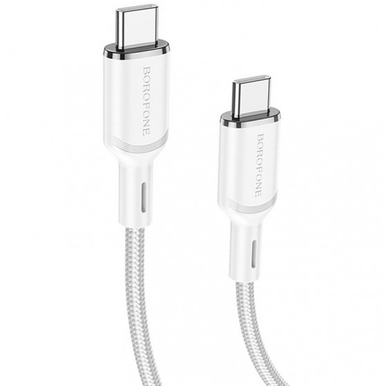 Кабель для телефону Borofone BX90 Cyber USB to Type-C (1m), White