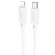 Кабель USB для Айфон Hoco X88 Gratified PD 20W Type-C to Lightning (1m), White