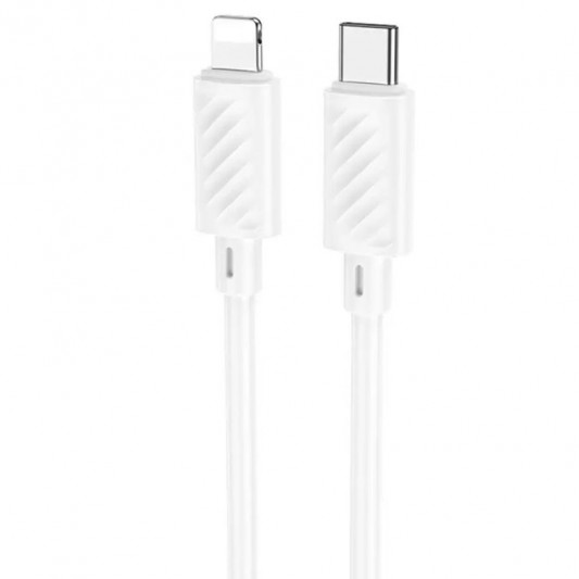 Кабель USB для Айфон Hoco X88 Gratified PD 20W Type-C to Lightning (1m), White