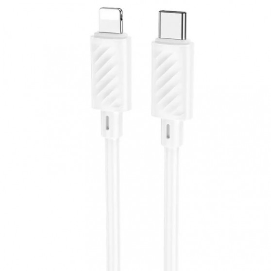 Кабель USB для Айфон Hoco X88 Gratified PD 20W Type-C to Lightning (1m), White