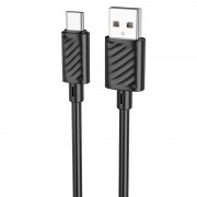 Дата кабель Hoco X88 Gratified USB to Type-C (1m), Черный