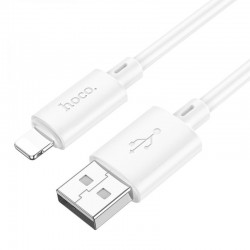 Кабель для Айфона Hoco X88 Gratified USB to Lightning (1m), White