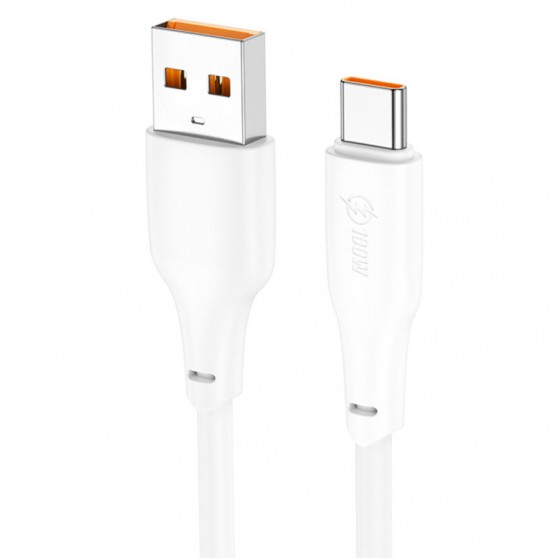 Кабель телефону Hoco X93 Force USB to Type-C 100W (1m), White