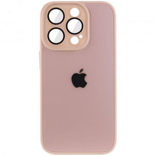 Чохол TPU+Glass Sapphire Midnight для Apple iPhone 14 Pro (6.1"), Рожевий / Pink Sand