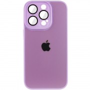 Чехол TPU+Glass Sapphire Midnight для Apple iPhone 14 Pro (6.1"), Сиреневый / Lilac