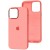 Чехол Silicone Case Metal Buttons (AA) для Apple iPhone 13 Pro (6.1"), Розовый / Pink Pomelo