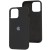 Чехол Silicone Case Metal Buttons (AA) для Apple iPhone 13 Pro (6.1"), Черный / Black