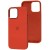 Чехол Silicone Case Metal Buttons (AA) для Apple iPhone 14 Pro (6.1"), Красный / Red