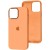 Чехол Silicone Case Metal Buttons (AA) для Apple iPhone 14 Pro (6.1"), Оранжевый / Marigold