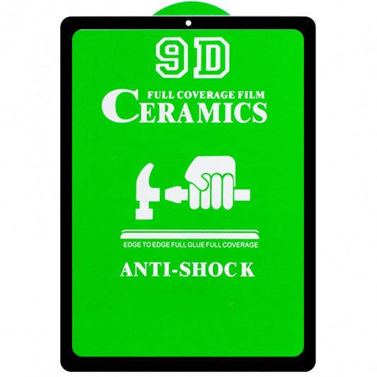 Захисна плівка Ceramics 9D (в упак.) для Apple iPad Pro 11" (2018-2022) / Air 10.9" (2020) (2022), Чорний