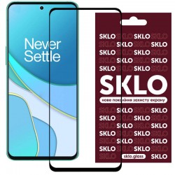 Захисне скло SKLO 3D (full glue) для Realme 10 Pro 5G, Чорний