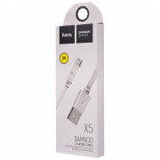 Дата кабель Hoco X5 Bamboo USB to Type-C (100см), Белый