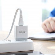 Дата кабель Hoco X40 Noah USB to Lightning (1m), Білий