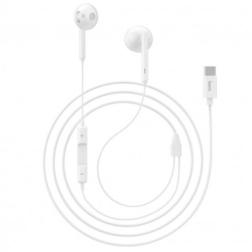 Стерео Навушники Hoco L10 Type-C, Білий - Провідні навушники - зображення 1 