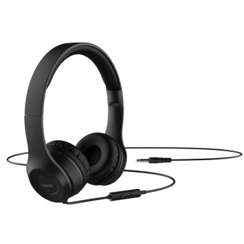 Навушники Hoco W21, Чорний - Провідні навушники - зображення 1 