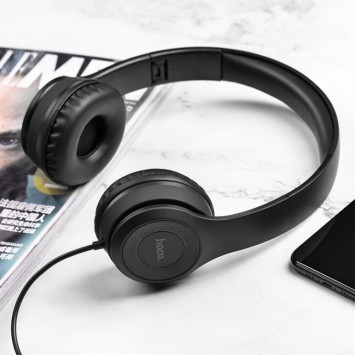 Навушники Hoco W21, Чорний - Провідні навушники - зображення 2 