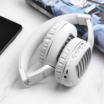 Bluetooth навушники Hoco W23, Білий - Bluetooth наушники - зображення 2 