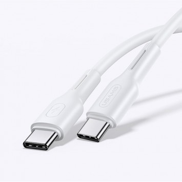 USB кабель для телефона, планшета USAMS US-SJ459 U43 Type-C to Type-C 100W PD (1.2m), Белый - Type-C кабели - изображение 6