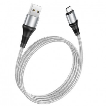 Дата кабель Hoco X50 "Excellent" USB to MicroUSB (1m), Сірий - MicroUSB кабелі - зображення 1 