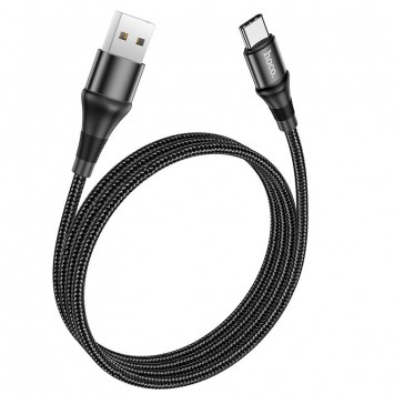 Дата кабель Hoco X50 "Excellent" USB to Type-C (1m), Чорний - Type-C кабелі - зображення 2 