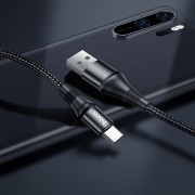 Дата кабель Hoco X50 "Excellent" USB to Type-C (1m), Черный