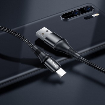 Дата кабель Hoco X50 "Excellent" USB to Type-C (1m), Чорний - Type-C кабелі - зображення 4 