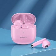 Бездротові TWS навушники Usams-IA04 BT 5.0, Рожевий