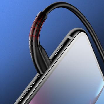 Дата кабель Usams US-SJ364 U35 USB to Lightning 2A (1m), Чорний - Lightning - зображення 2 