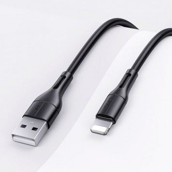 Дата кабель USAMS US-SJ500 U68 USB to Lightning (1m), Чорний - Lightning - зображення 1 