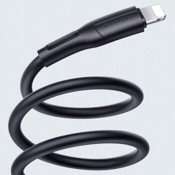 Дата кабель USAMS US-SJ500 U68 USB to Lightning (1m), Чорний - Lightning - зображення 3 