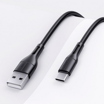 Дата кабель USAMS US-SJ501 U68 USB to Type-C (1m), Чорний - Type-C кабелі - зображення 1 