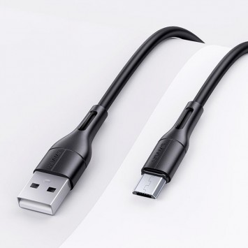 Дата кабель USAMS US-SJ502 U68 USB to MicroUSB (1m), Чорний - MicroUSB кабелі - зображення 2 